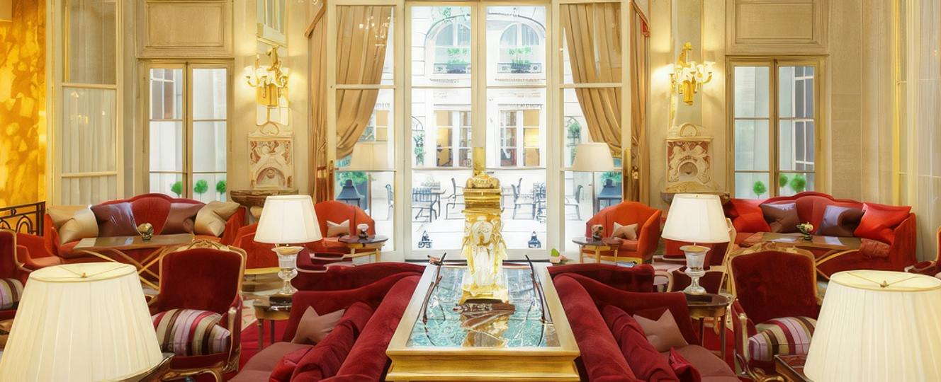 Tea-time at the Hotel Crillon - Paris