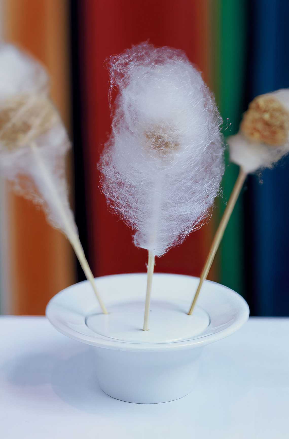 SLS Las Vegas Cotton Candy Foie Gras, to be served at Bazaar Meat