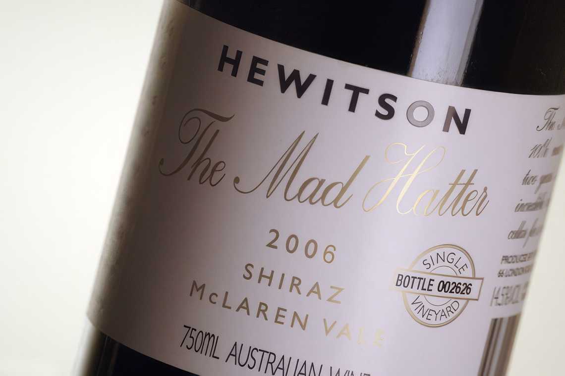 shiraz labelcloseup